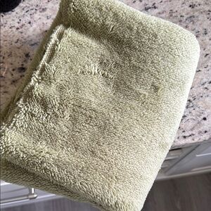 Olive Green Sherpa Fabric